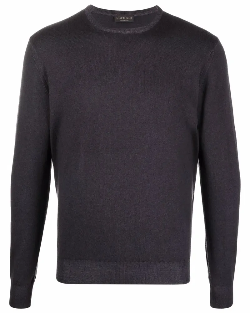 Dell'oglio Fein gestrickter Pullover - Blau Blau