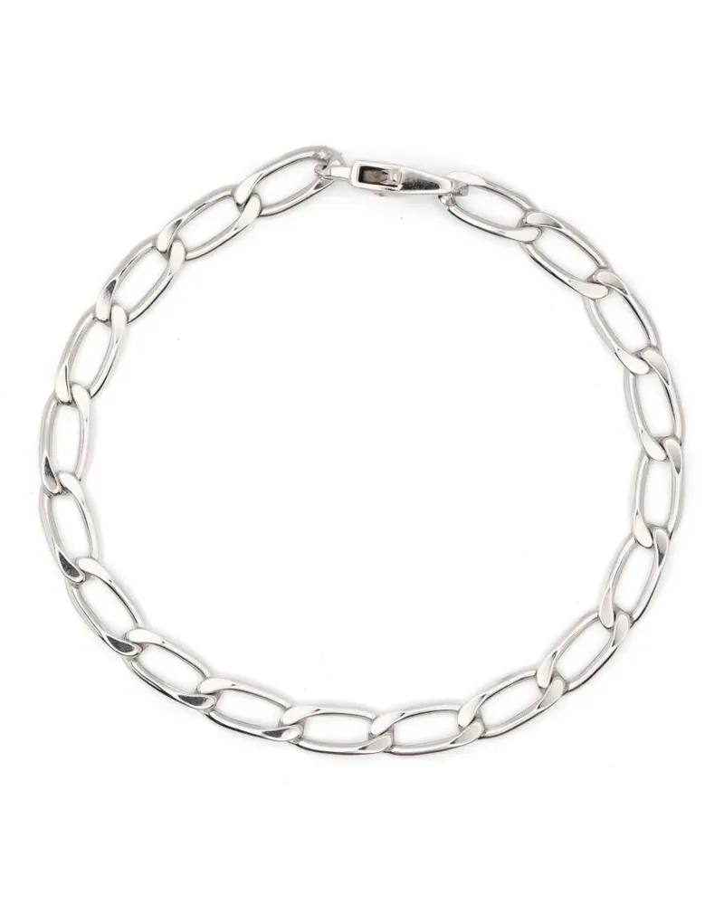 Tom Wood Klassisches Panzerkettenarmband - Silber Silber