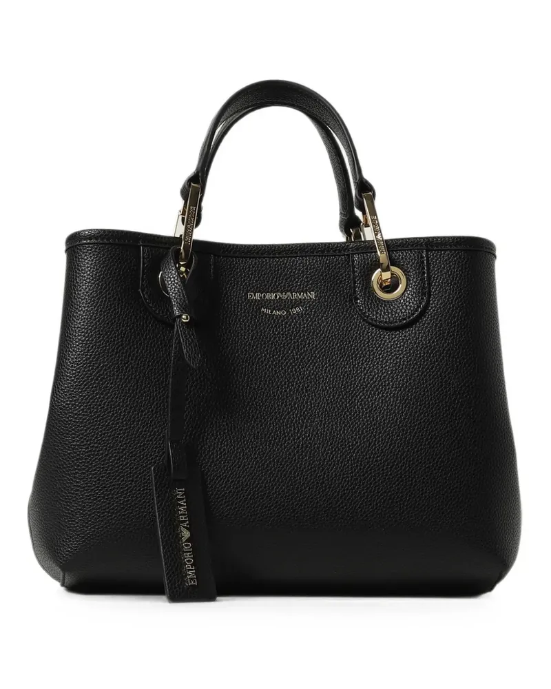 Emporio Armani Handtasche mit Logo - Schwarz Schwarz