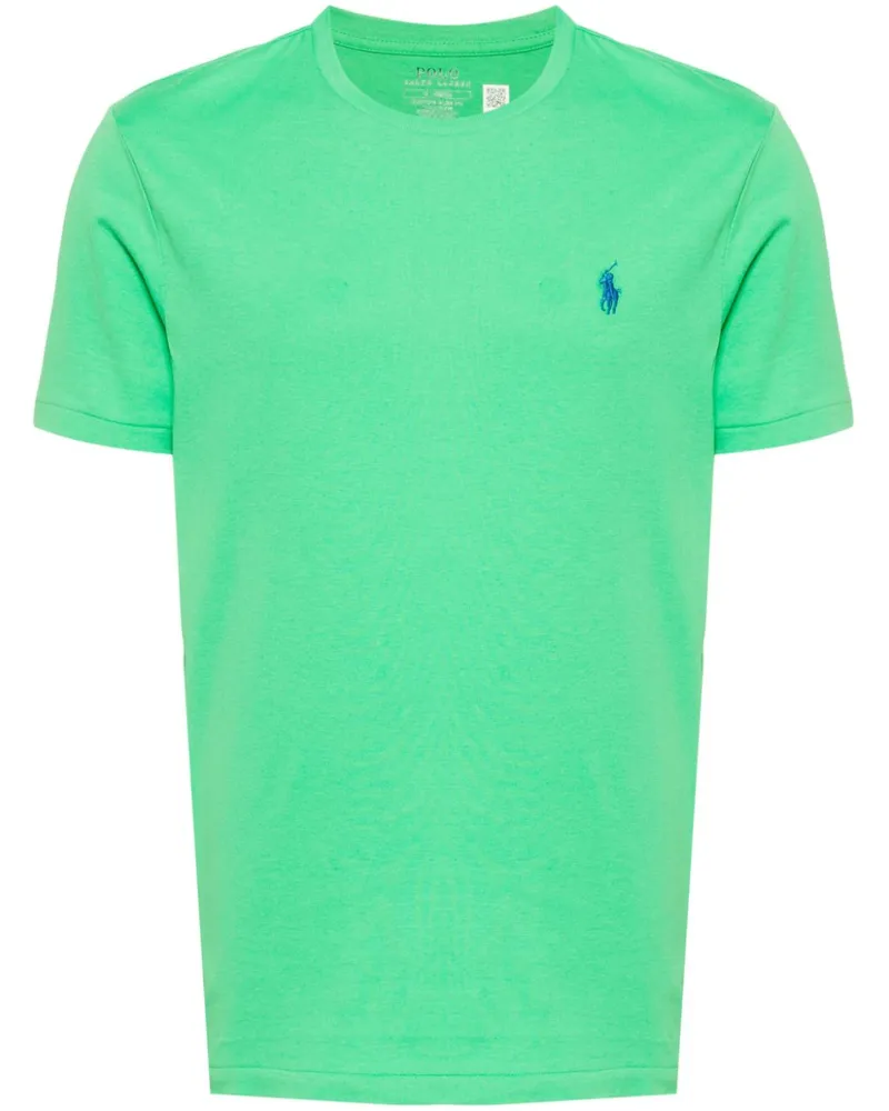 Ralph Lauren T-Shirt mit Polo Pony-Stickerei - Grün Grün