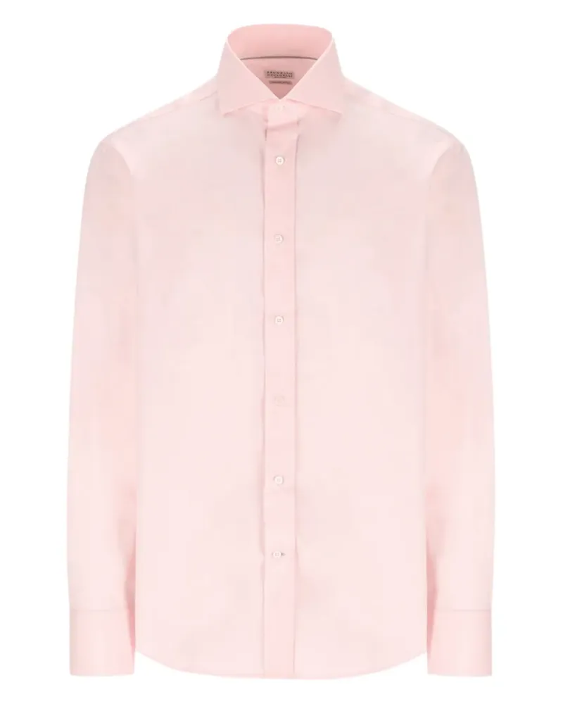 Brunello Cucinelli Klassisches Hemd - Rosa Rosa