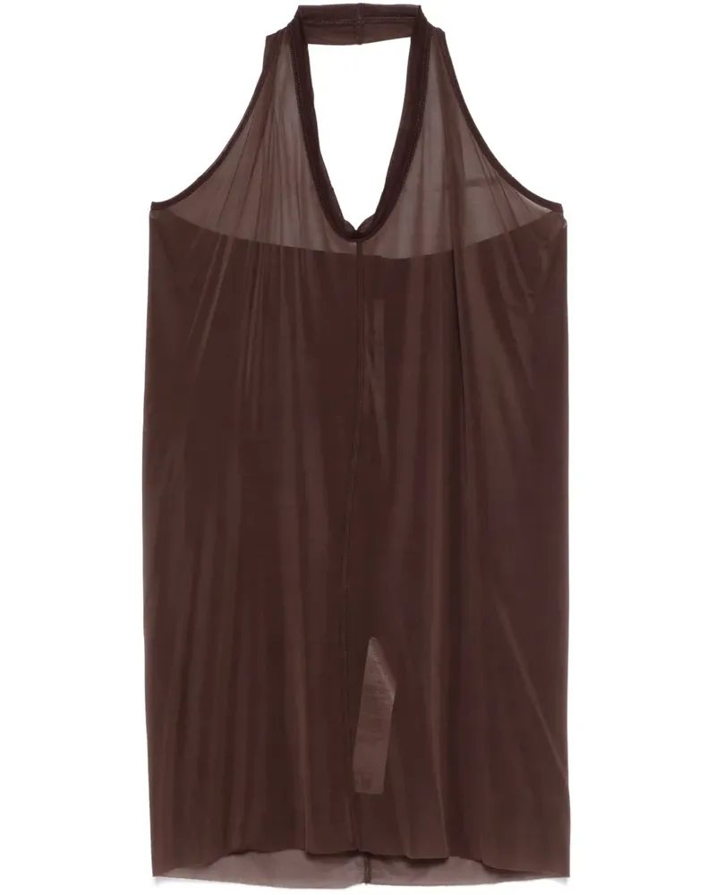 Rick Owens Halter T Top - Braun Braun