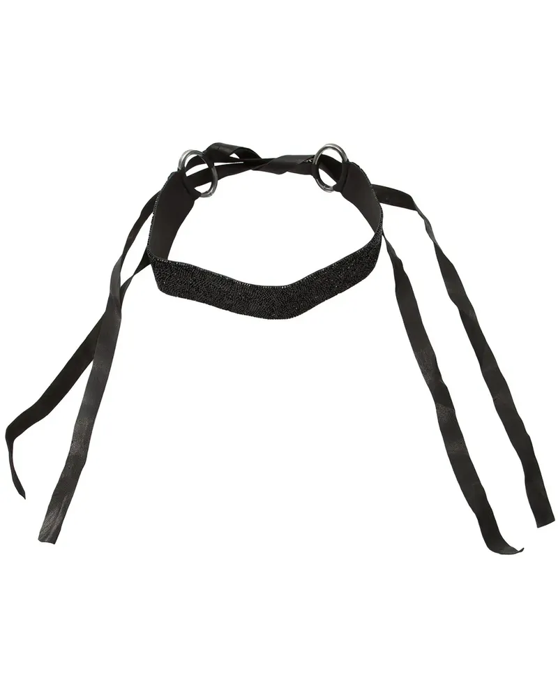 GOTI Verzierter Choker - Schwarz Schwarz