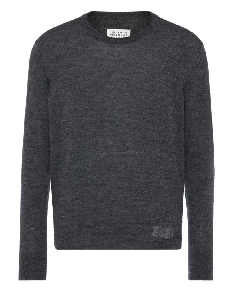 Maison Margiela Strick mit rundem Ausschnitt - Grau Grau