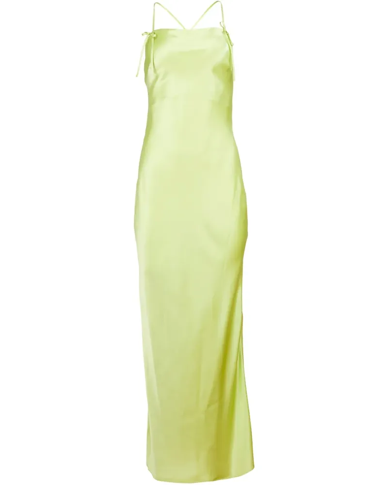 Fleur Du Mal Kleid aus Seide - Grün Grün