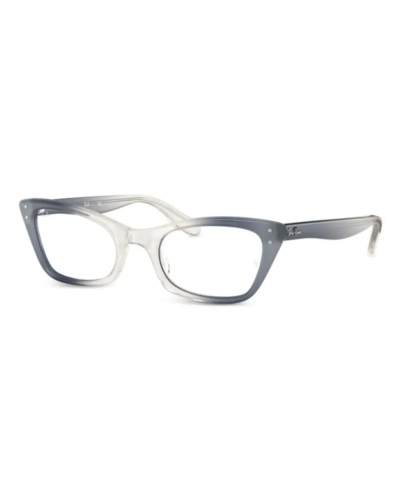 Ray Ban Brille mit geometrischem Gestell - Blau Blau