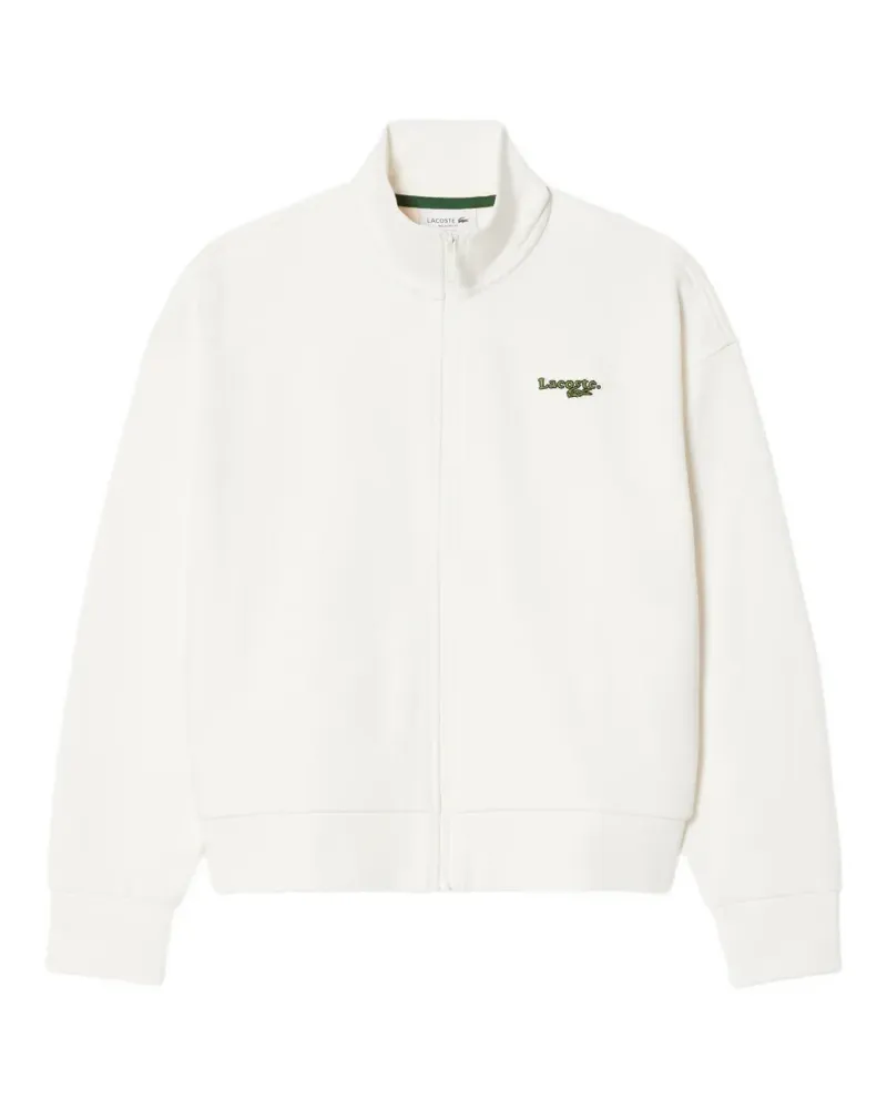 Lacoste Jacke mit Logo-Stickerei - Weiß Weiß