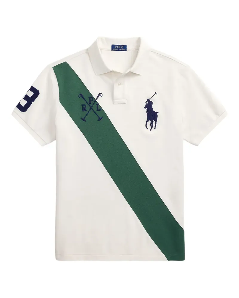 Ralph Lauren Poloshirt mit Polo Pony - Weiß Weiß