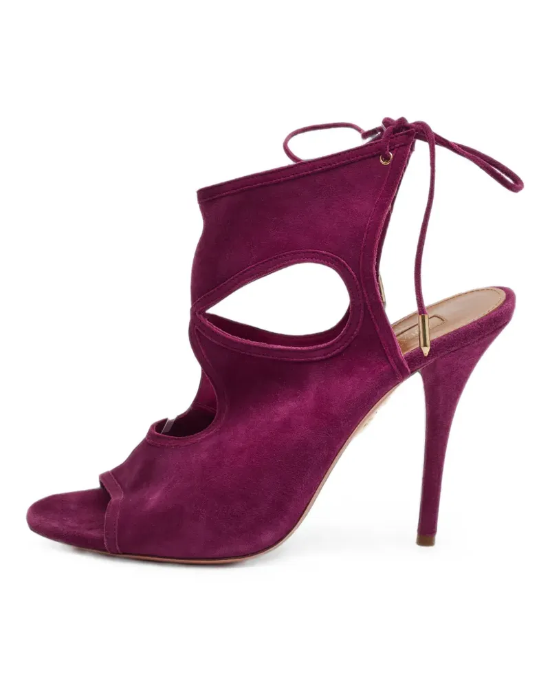 Aquazzura Sexy Thing Sandalen mit Cut-Out - Violett Violett