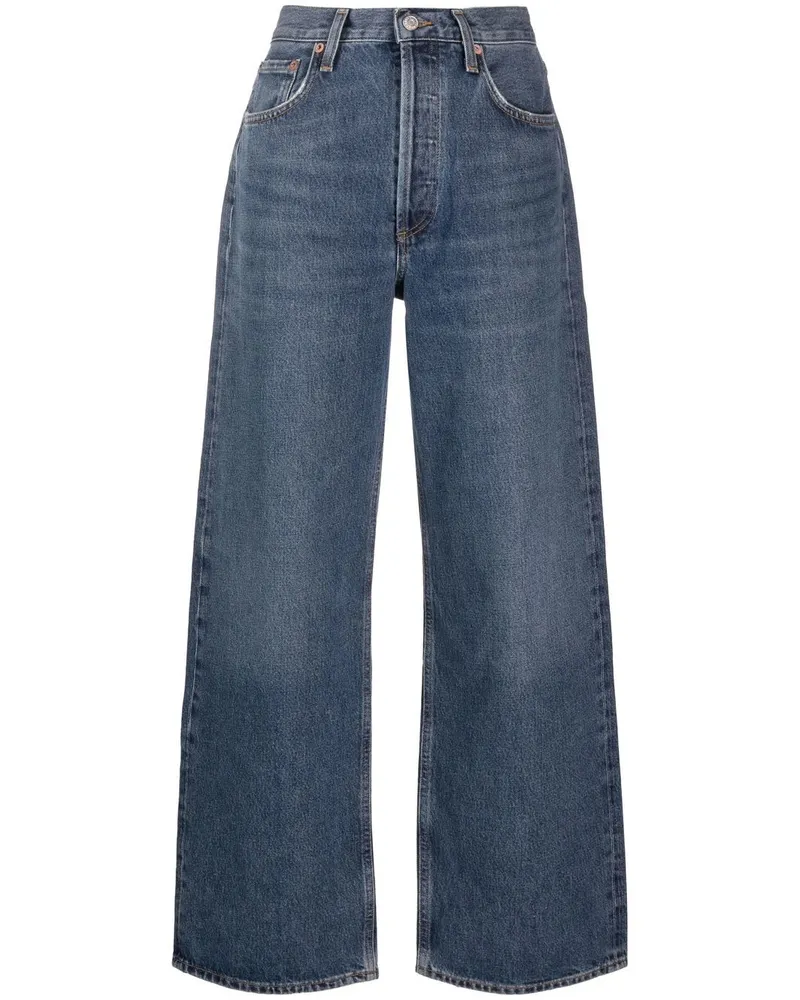 AGOLDE Jeans mit geradem Bein Blau