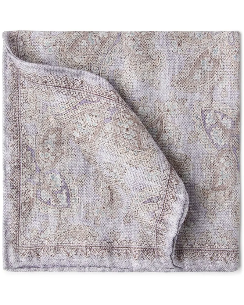 Brunello Cucinelli Doppelseitiges Einstecktuch - Violett Violett