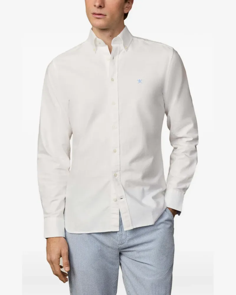 Hackett Heritage Oxford-Hemd - Weiß Weiß