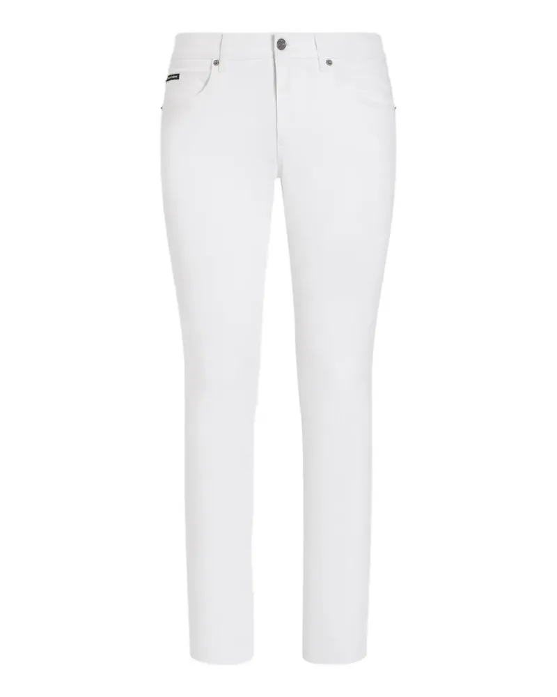 Dolce & Gabbana Jeans mit Stretchanteil - Weiß Weiß