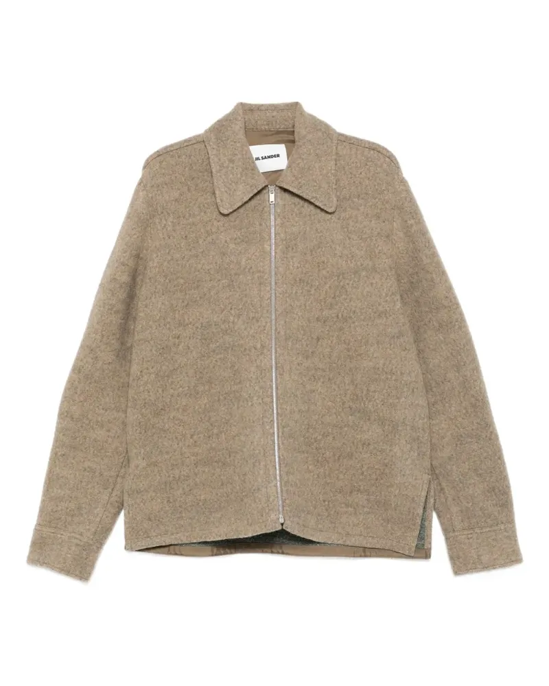 Jil Sander Jacke mit Reißverschluss - Nude Nude