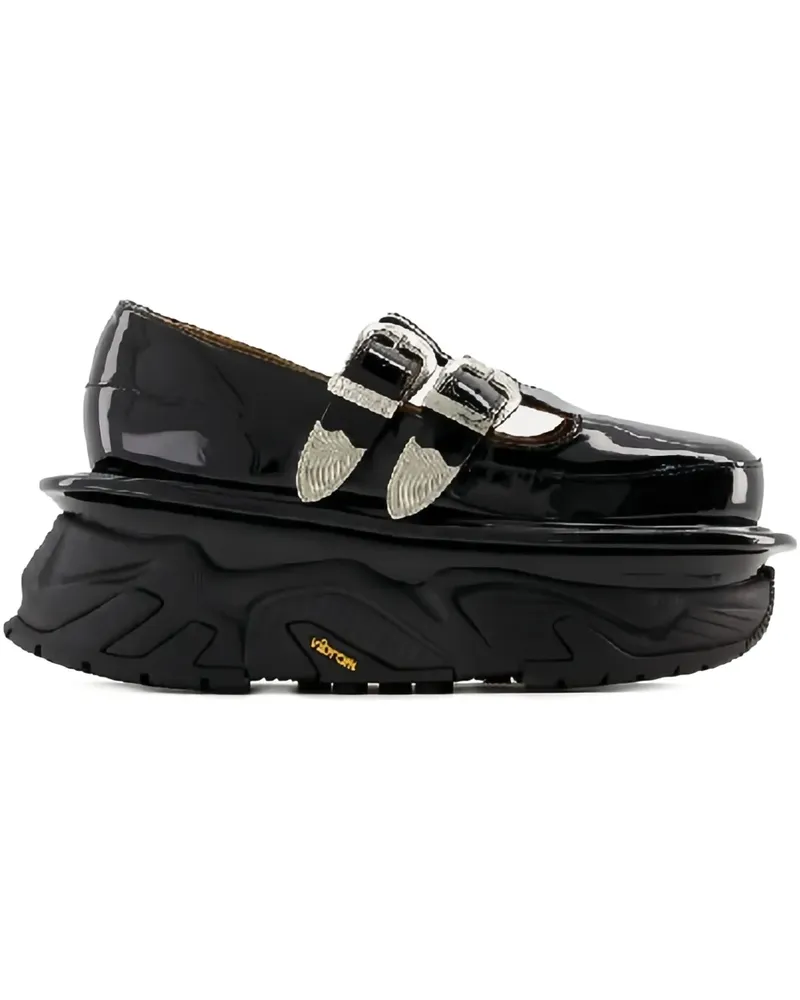 Toga Loafer mit Plateau - Schwarz Schwarz
