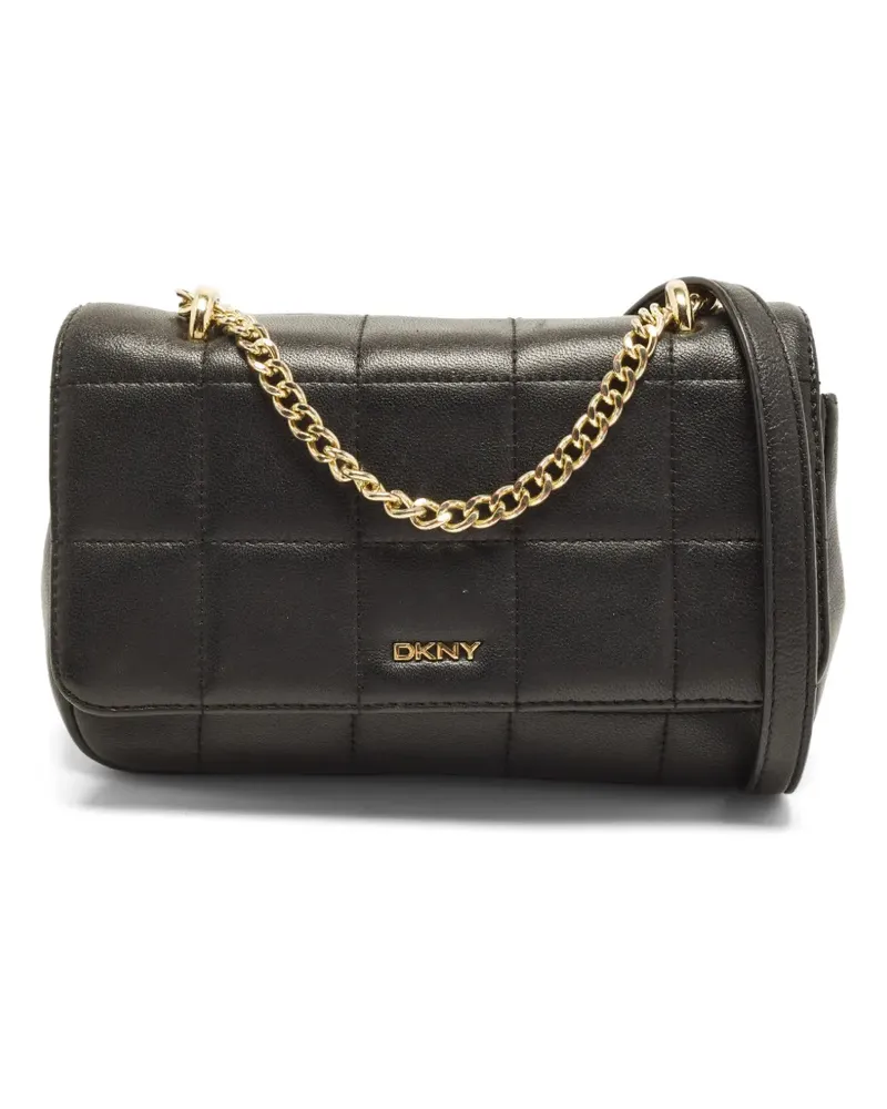 DKNY Gesteppte Schultertasche - Schwarz Schwarz