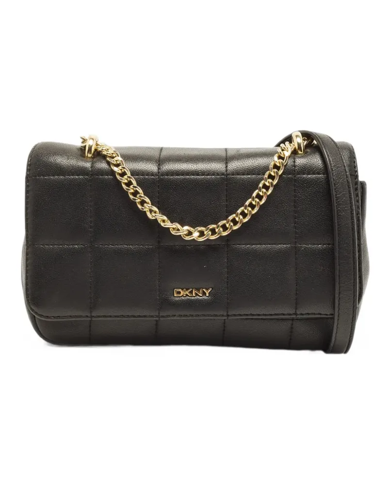 DKNY Gesteppte Schultertasche - Schwarz Schwarz