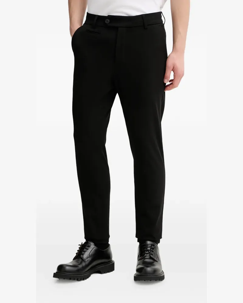 LES DEUX button-fastening trousers - Schwarz Schwarz