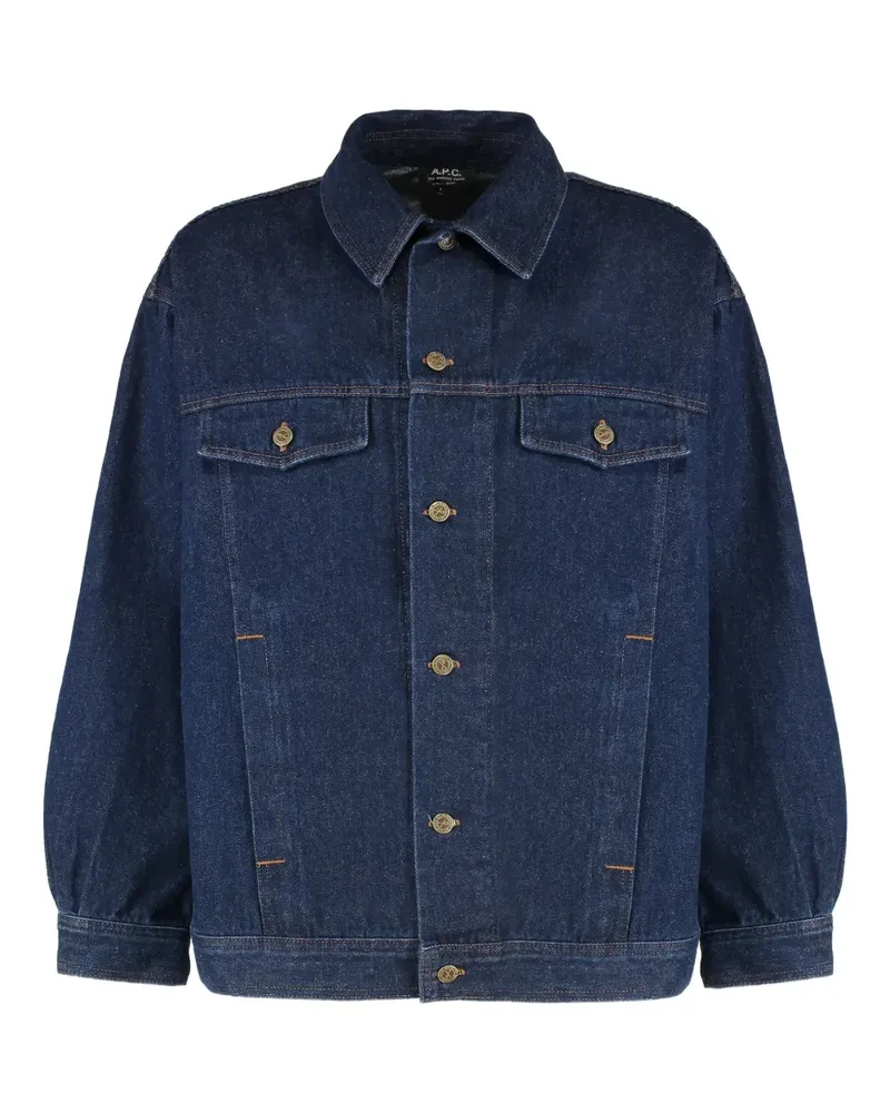 A.P.C. Elvis Jeansjacke - Blau Blau