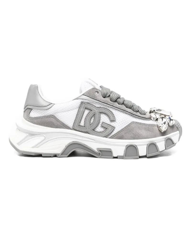 Dolce & Gabbana logo embellishment sneakers - Weiß Weiß