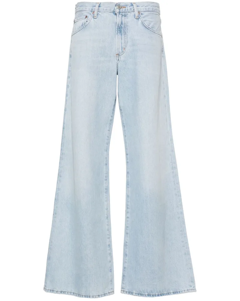 AGOLDE Clara Jeans mit weitem Bein - Blau Blau