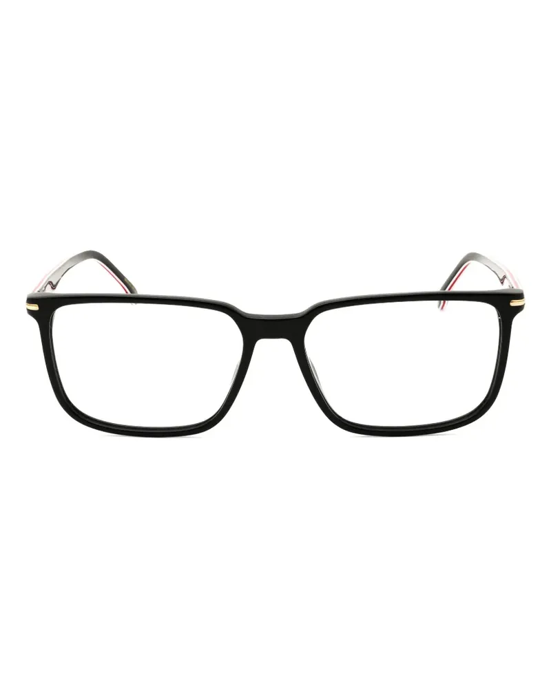 Carrera Brille mit eckigem Gestell - Schwarz Schwarz