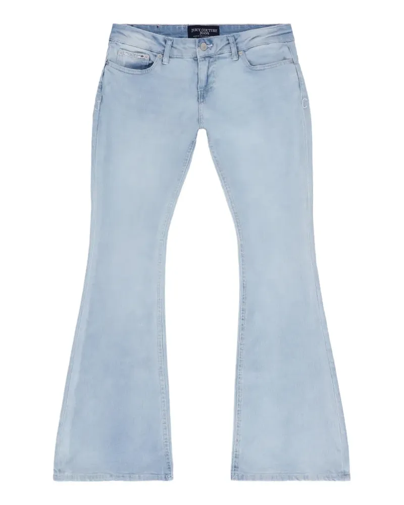 Juicy Couture Ausgestellte Jeans mit Diamanten - Blau Blau