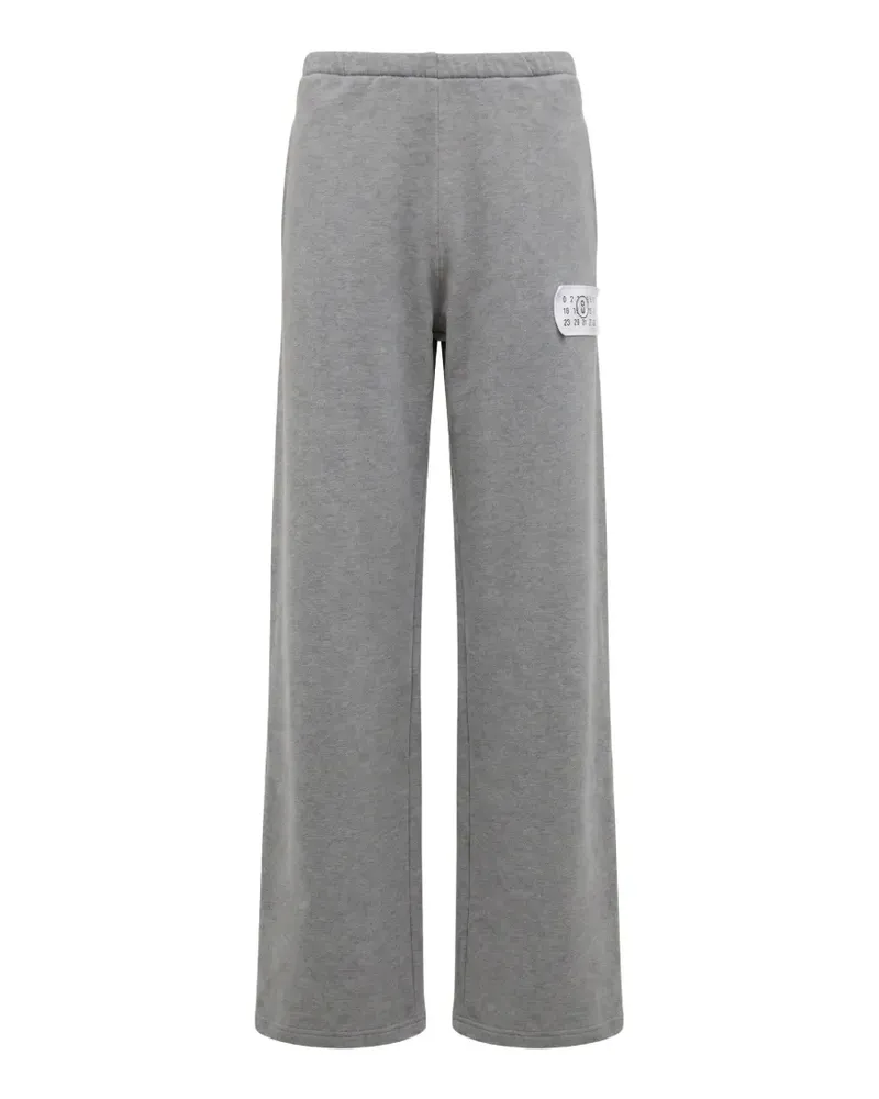 Maison Margiela logo-patch track pants - Grau Grau