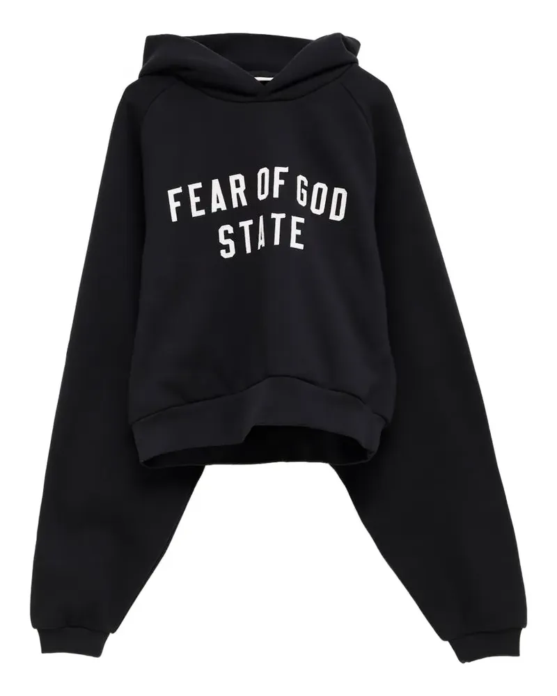 Fear of God Hoodie mit Logo-Stickerei - Schwarz Schwarz