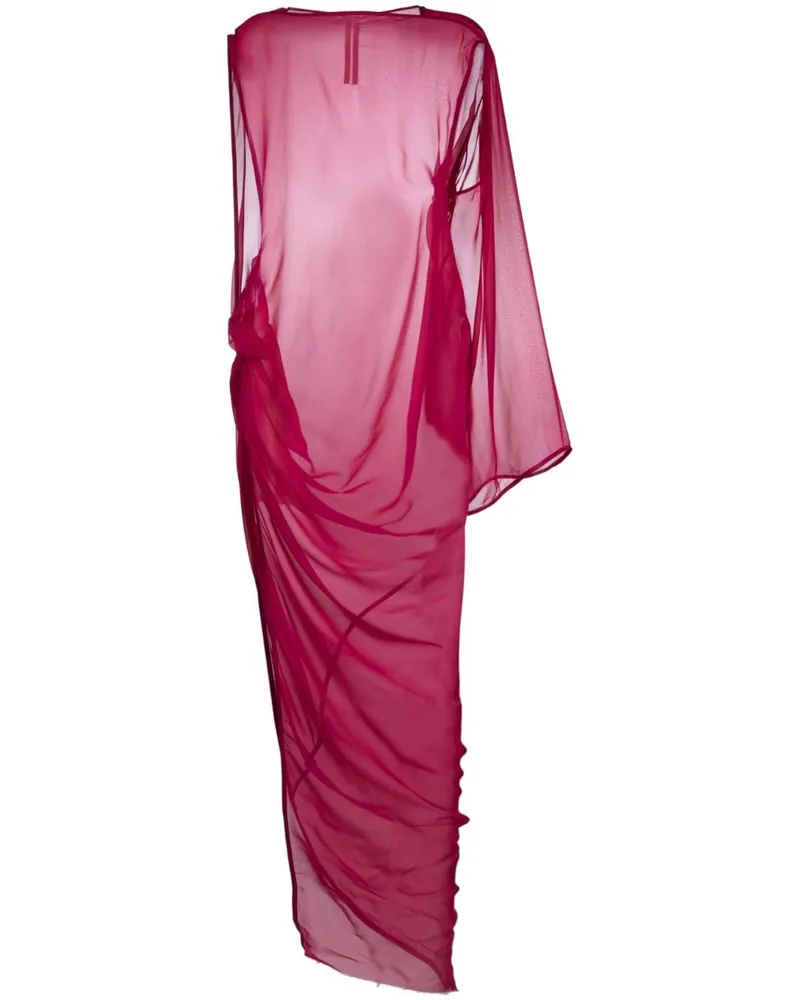Rick Owens Asymmetrisches Kleid Rosa