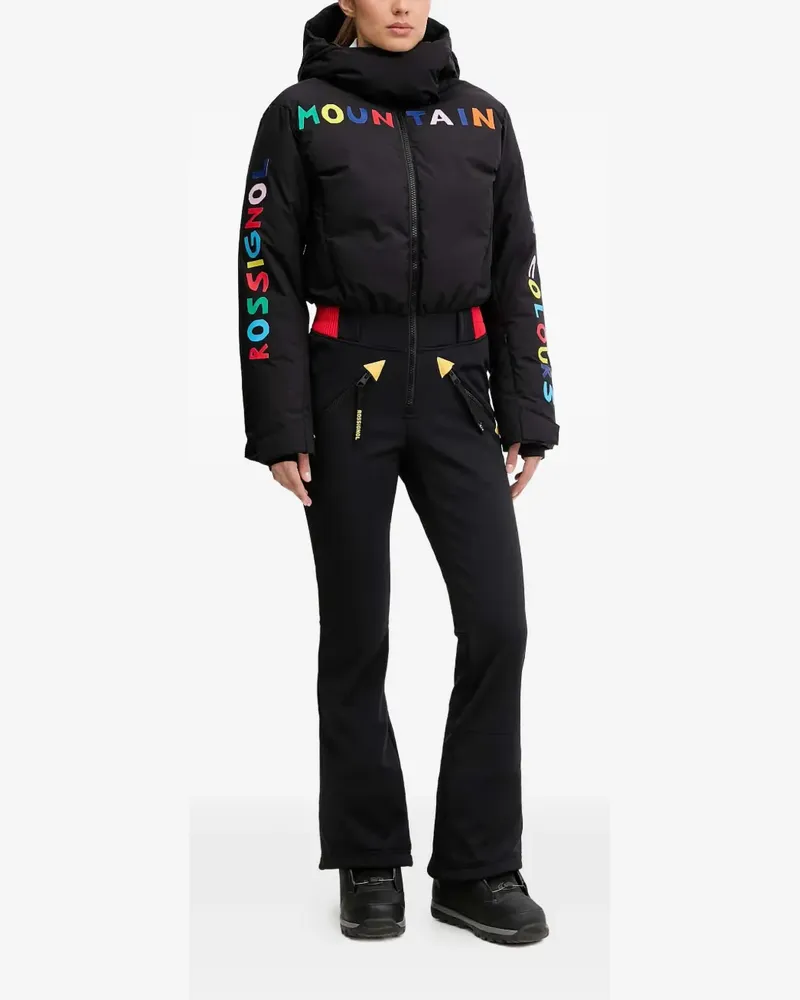 Rossignol x JCC Sublim Ski-Jumpsuit mit Logo-Patch - Schwarz Schwarz
