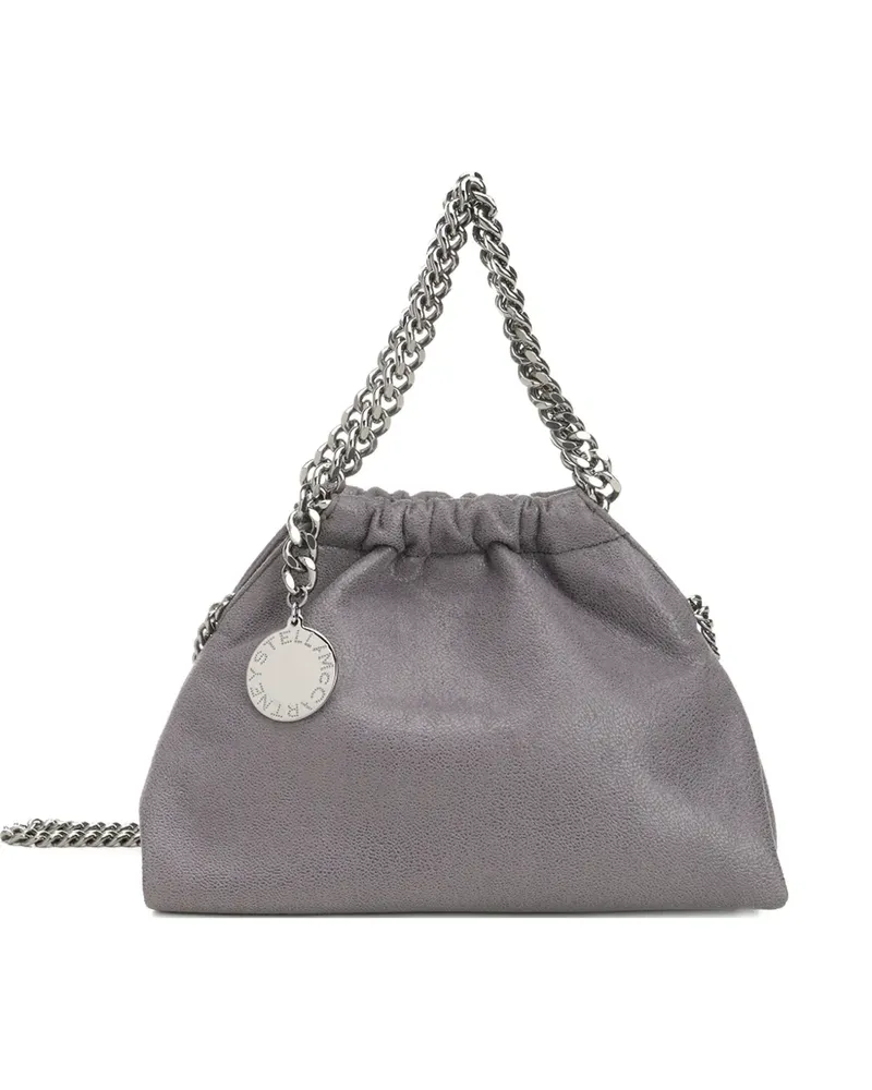 Stella McCartney Umhängetasche mit Kettenanhänger - Grau Grau