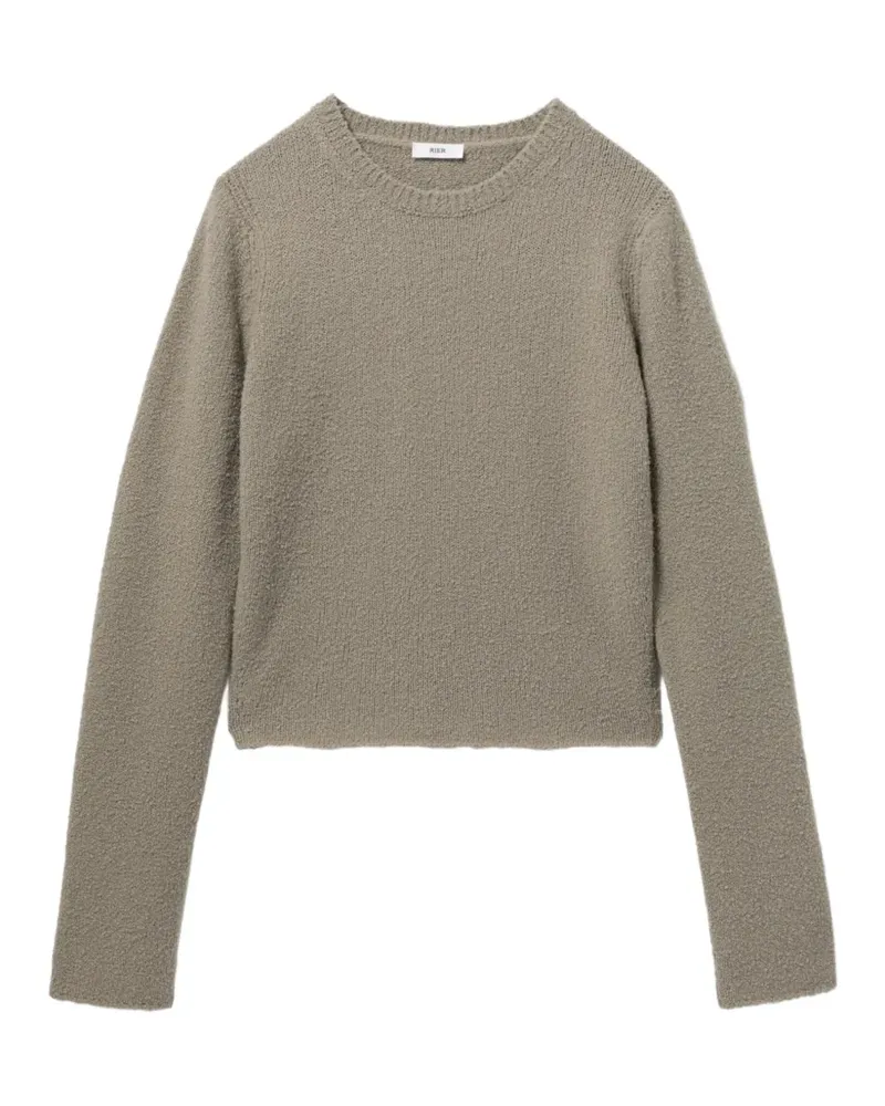 Rier Pullover aus Bouclé - Grau Grau
