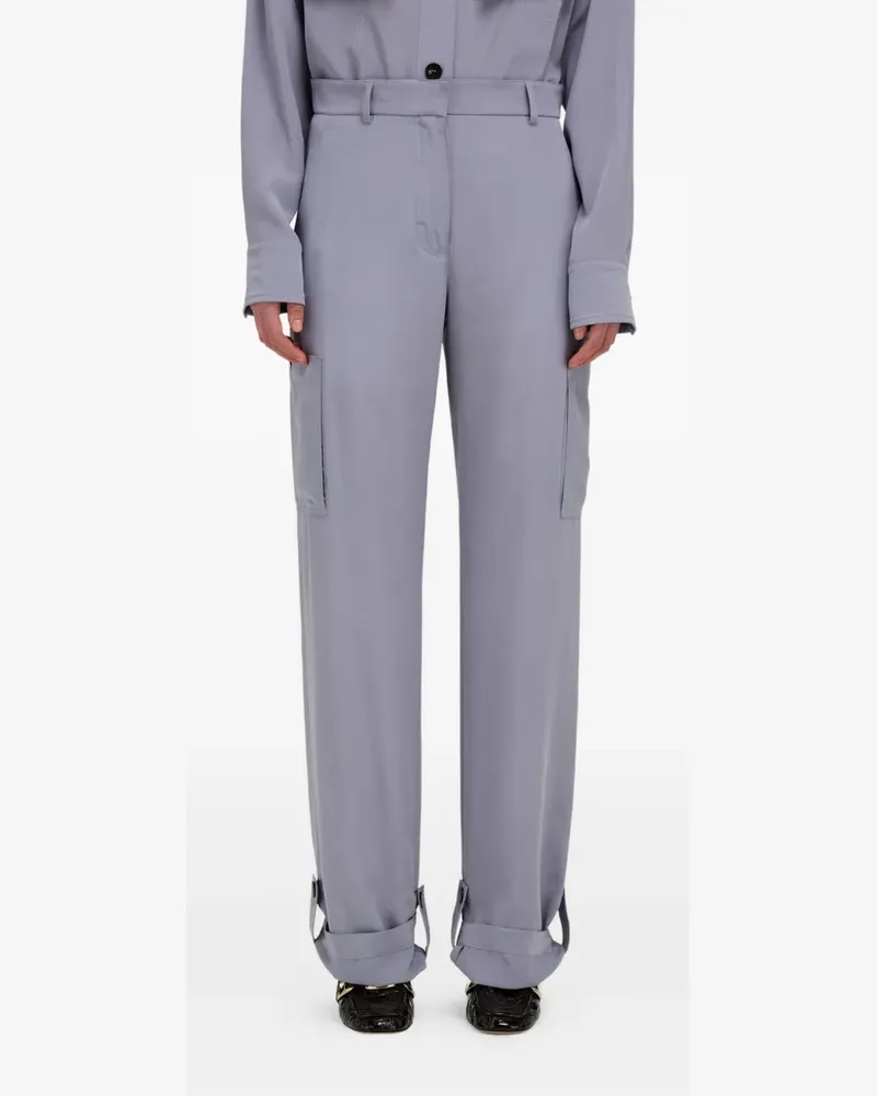 Ferragamo Cargohose mit aufgesetzten Taschen - GREY Grey