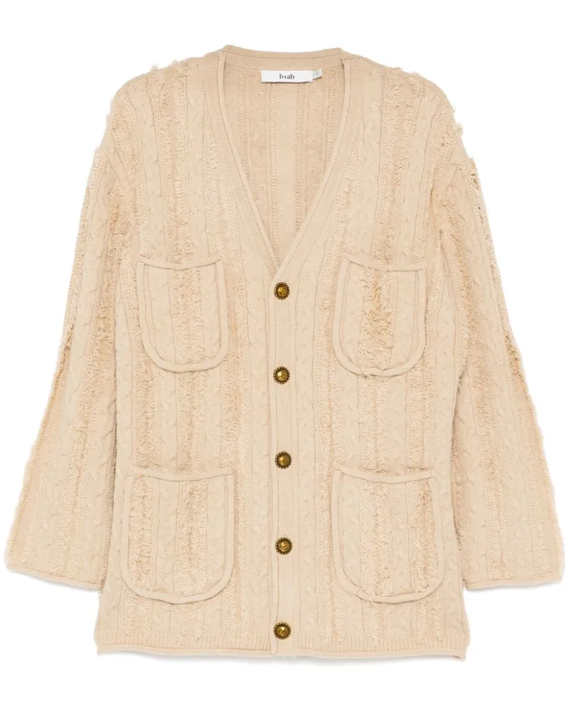 b+ab Cardigan im Oversized-Look - Nude Nude