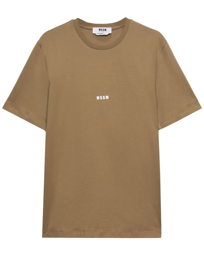 MSGM Impact T-Shirt - Braun Braun