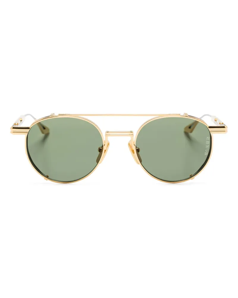 DITA Sonnenbrille mit rundem Gestell - Gold Gold