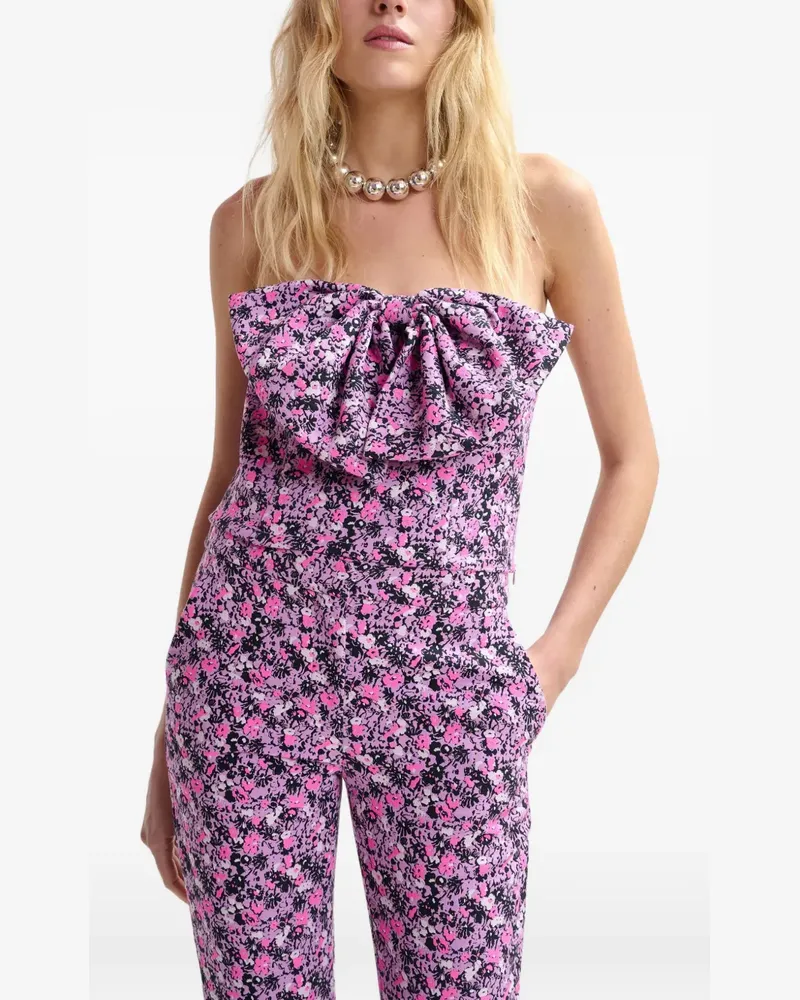 Essentiel bow-motif top - Violett Violett