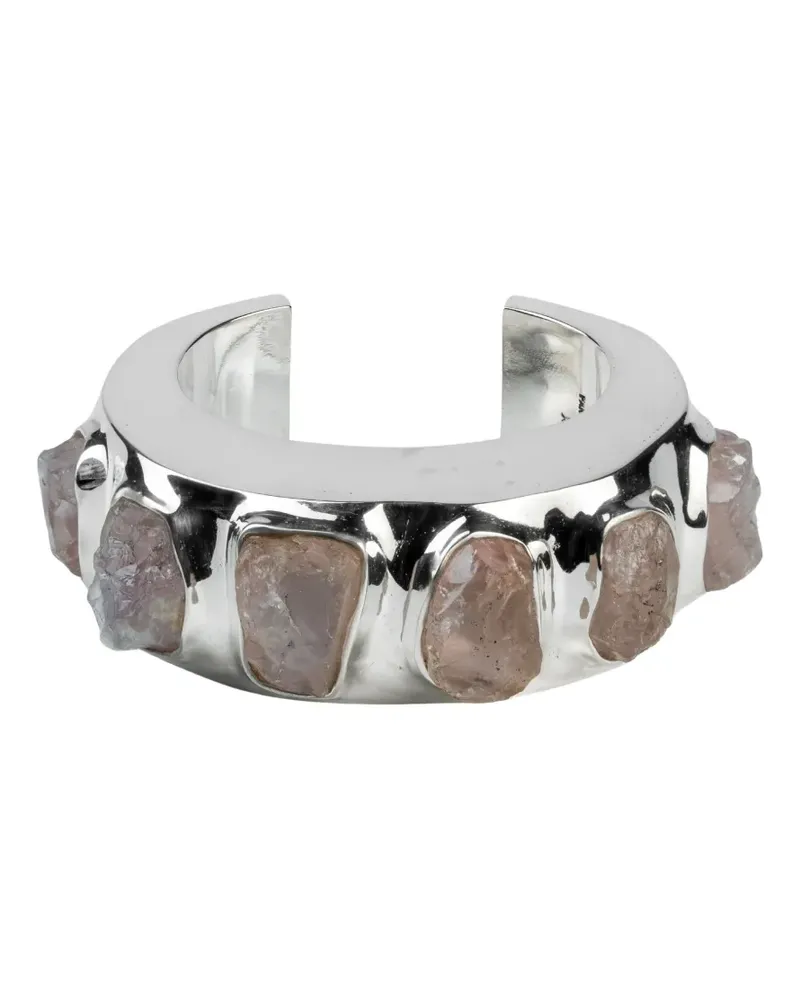 Parts Of Four Crescent Armspange - Silber Silber