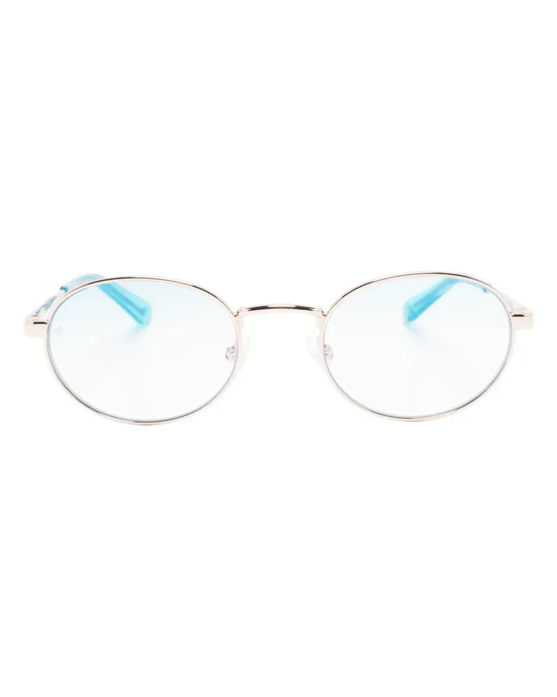 Chiara Ferragni Brille mit rundem Gestell - Gold Gold