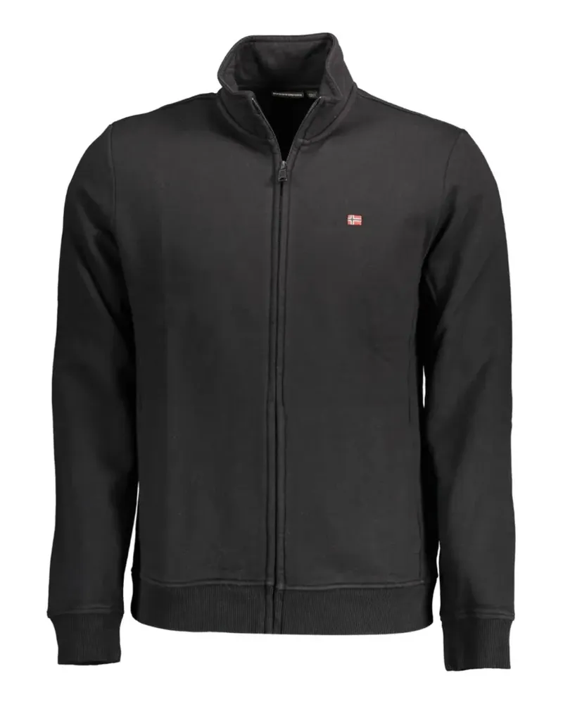 Napapijri zip-up high-neck sweatshirt - Schwarz Schwarz
