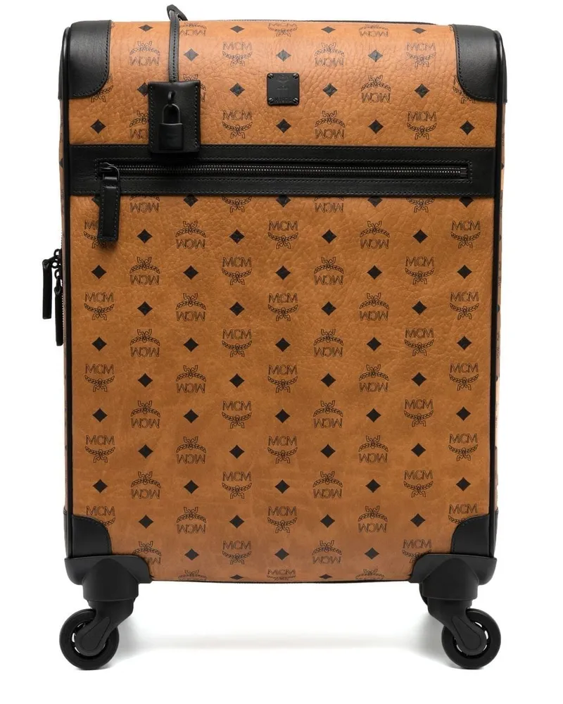 MCM Kleiner Ottomar Rollkoffer - Braun Braun