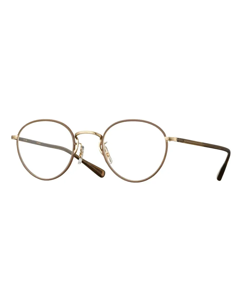 EYEVAN 7285 Brille mit rundem Gestell - Gold Gold