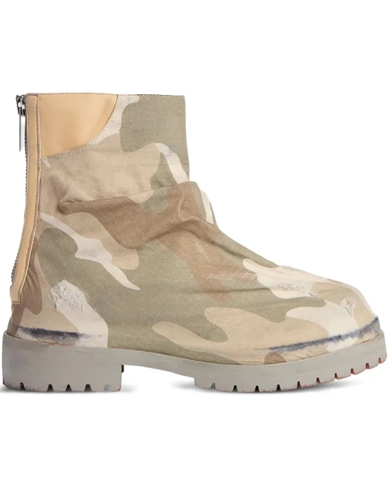 FourTwoFour on Fairfax Marathon "Camo" Stiefel - Grün Grün