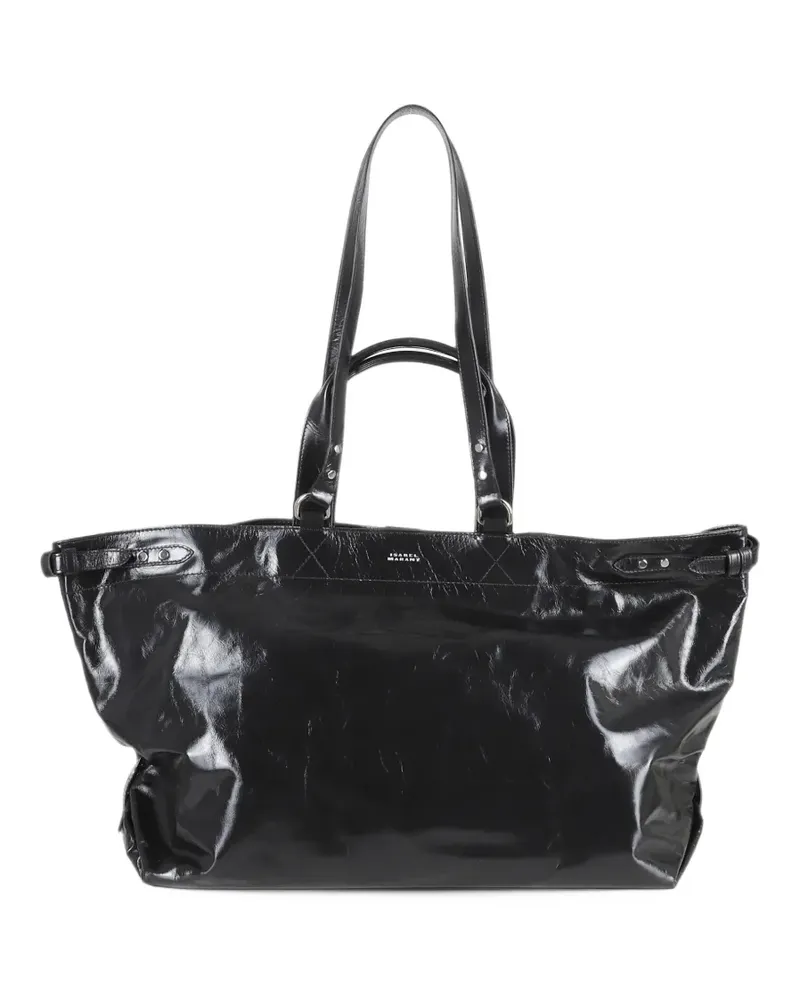 Isabel Marant Winna Tote Bag aus Leder - Schwarz Schwarz