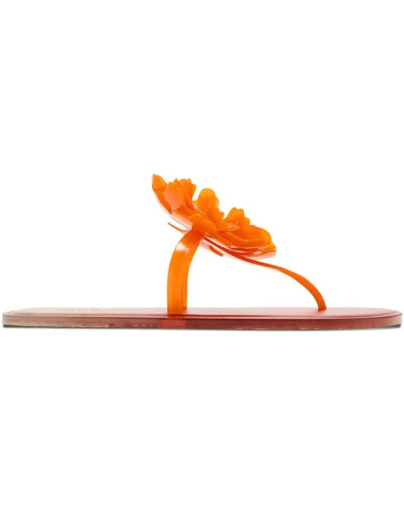 FARM Rio Sandalen mit Blumenverzierung - Orange Orange