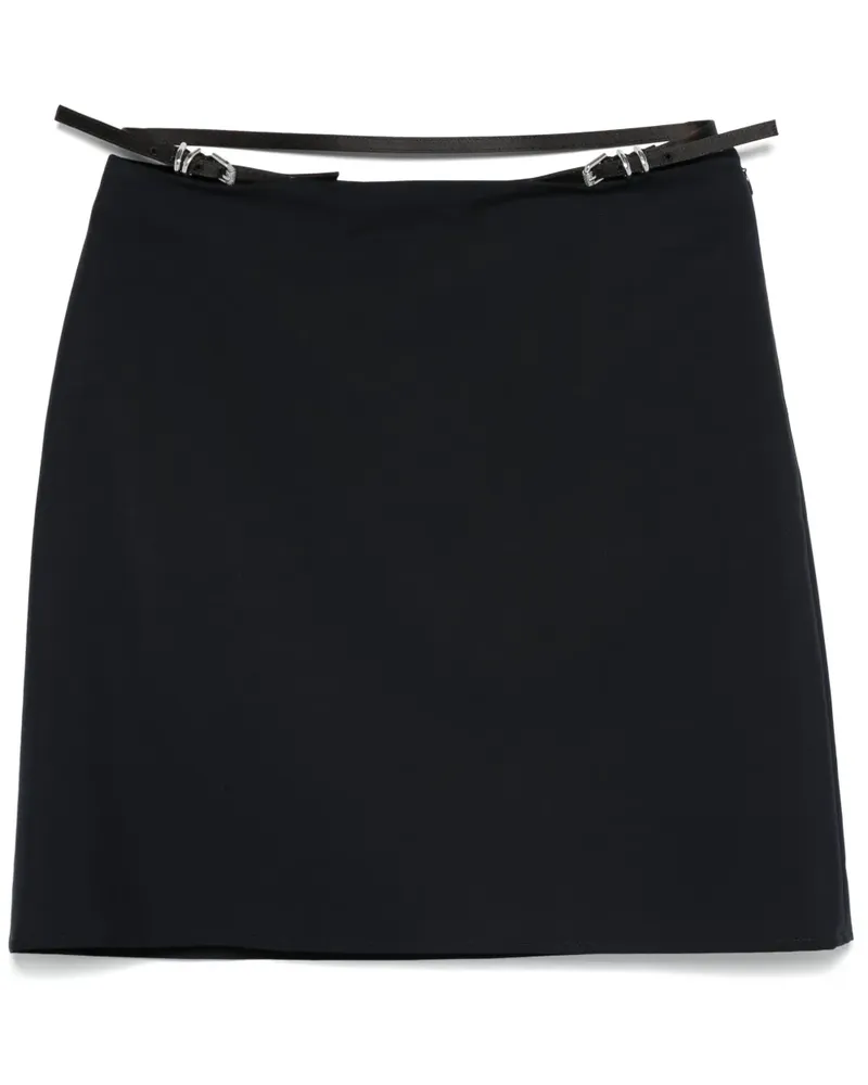 Givenchy Minirock mit Gürtel - Blau Blau