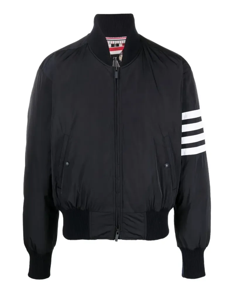 Thom Browne stripe bomber jacket - Blau Blau