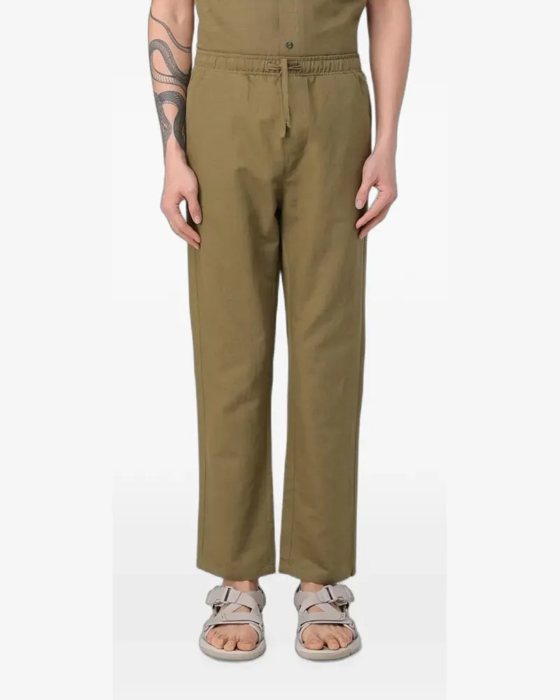 Colmar drawstring straight-leg trousers - Grün Grün