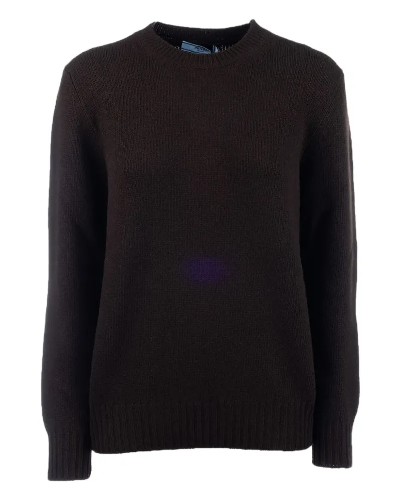 Prada Pullover mit Rundhalsausschnitt - Braun Braun